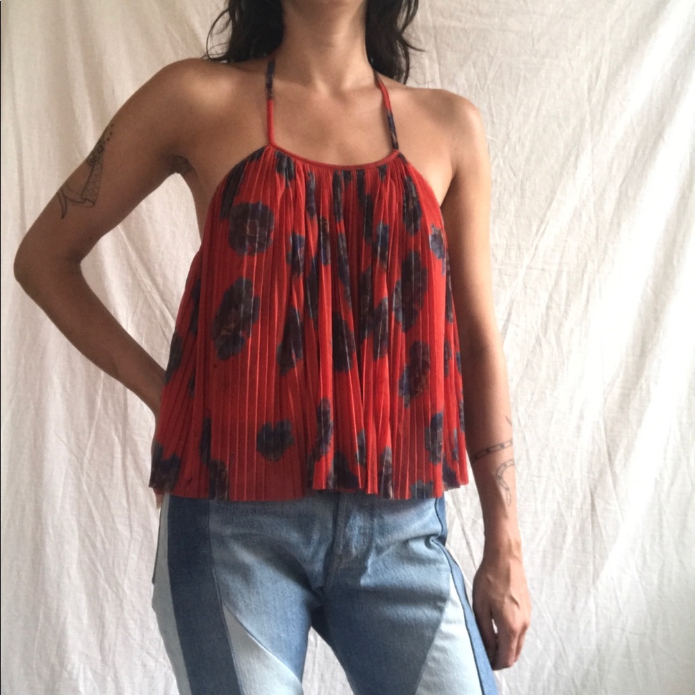 Urban Outfitters Pleated Tank Small